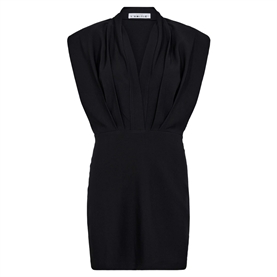 Haute L'Amitie L'egance Crop Drape Kjole, Sort 
